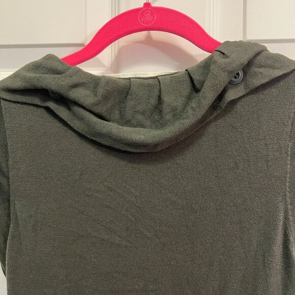 ANTHROPOLOGIE SPARROW Kindred Spirit Sweater Dress Green Size Small - Picture 7 of 8